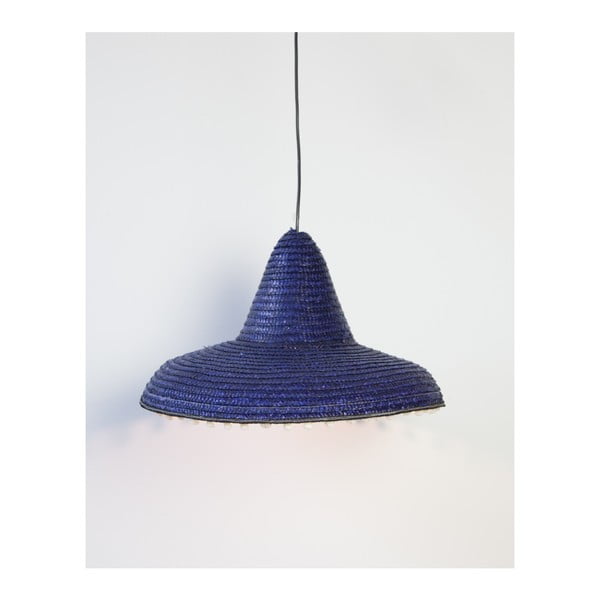 Синя висяща лампа Mexican, ø 55 cm - Surdic