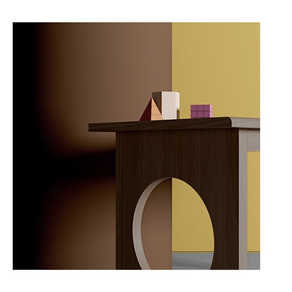 Кафяво бюро Bau - Woodman-image-1