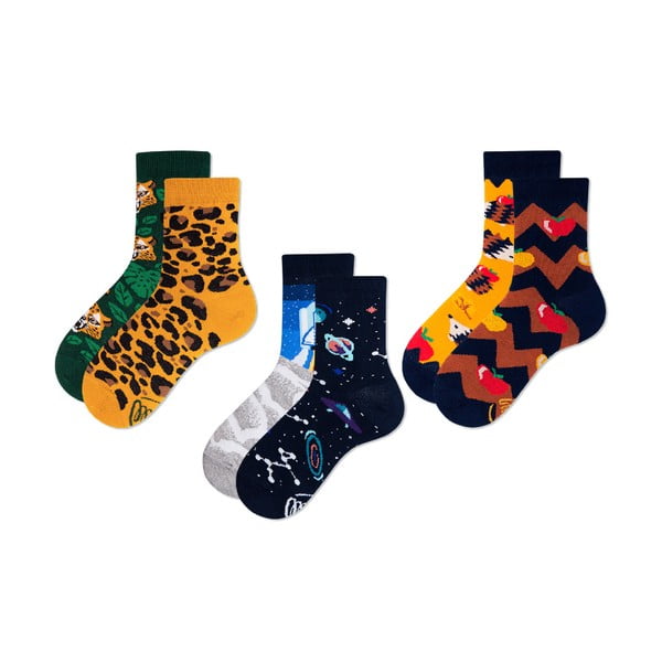 Комплект от 3 детски чорапа El Leopardo, размер 31-34 - Many Mornings