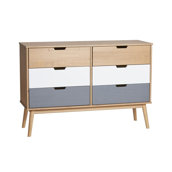 Скрин от масивна борова дървесина , ширина 120 см Cusco - Marckeric-image-4