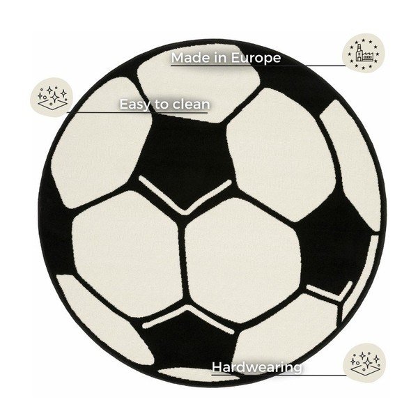 Детски килим , ⌀ 200 cm Football - Hanse Home-image-3