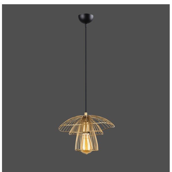 Висяща лампа в златист цвят, височина 117 cm Root - Squid Lighting-image-1