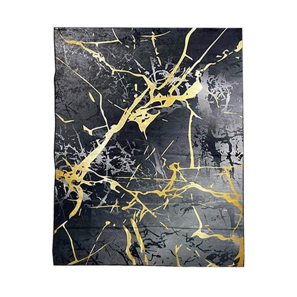 Черен/златист килим 230x160 cm Modern Design - Rizzoli