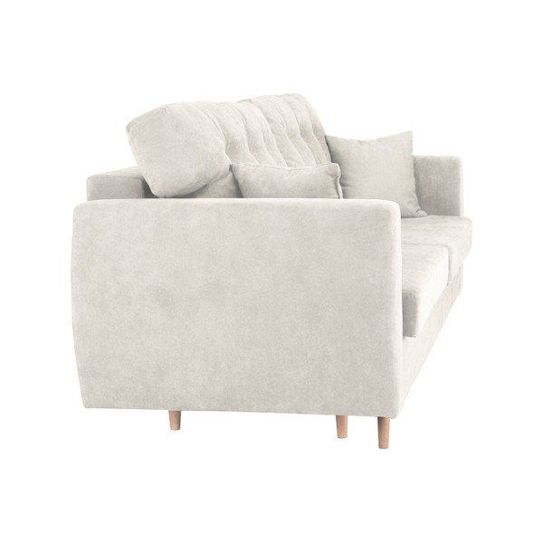 Триместен разтегателен диван с място за съхранение в сребрист цвят Amsterdam - Cosmopolitan Design-image-1