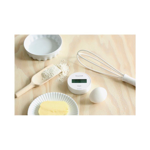 Bílá kuchyňská minutka Brabantia Timer-image-1
