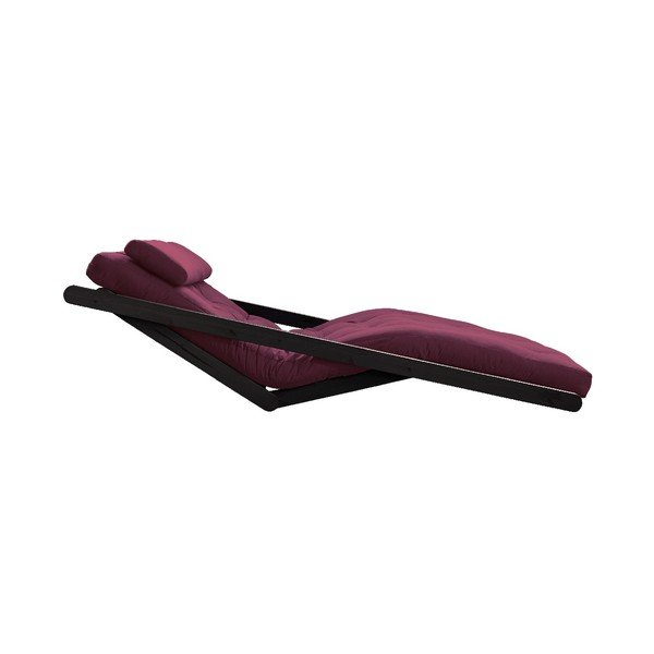 Двуместен променлив стол за отдих Figo Black/Bordeaux - Karup Design-image-3