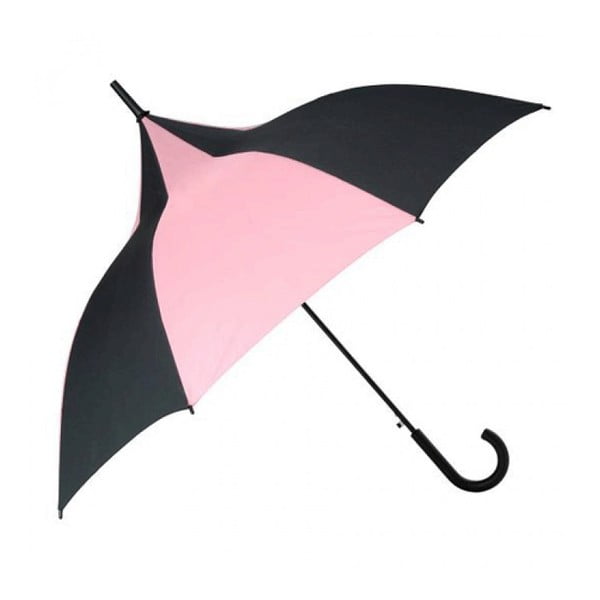 Deštník Candice, black/pink
