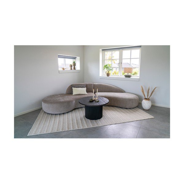 Кремав вълнен килим 160x230 cm Dehli - House Nordic-image-1