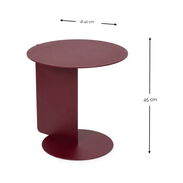 Стоманена кръгла странична масичка ø 40 cm Salsa – Spinder Design-image-3