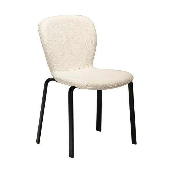 Кремав тапициран трапезен стол Heap – DAN-FORM Denmark