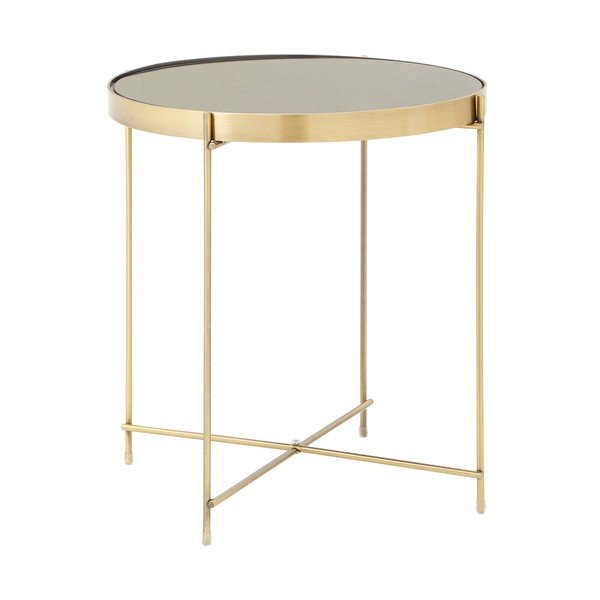 Стъклена кръгла маса за съхранение ø 43 cm Allure - Premier Housewares-image-1