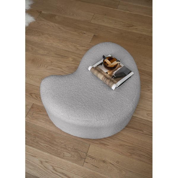 Сива табуретка от плат букле Miuf - Miuform-image-3