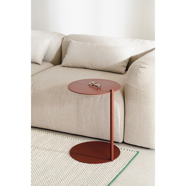 Стоманена кръгла странична масичка 41x40 cm Ande – noo.ma-image-3