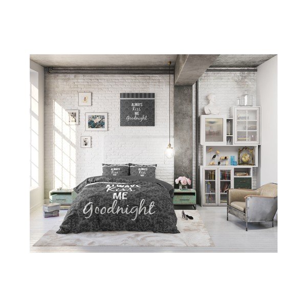 Bavlněné povlečení Dreamhouse Kiss Your Love, 240 x 200 cm-image-2