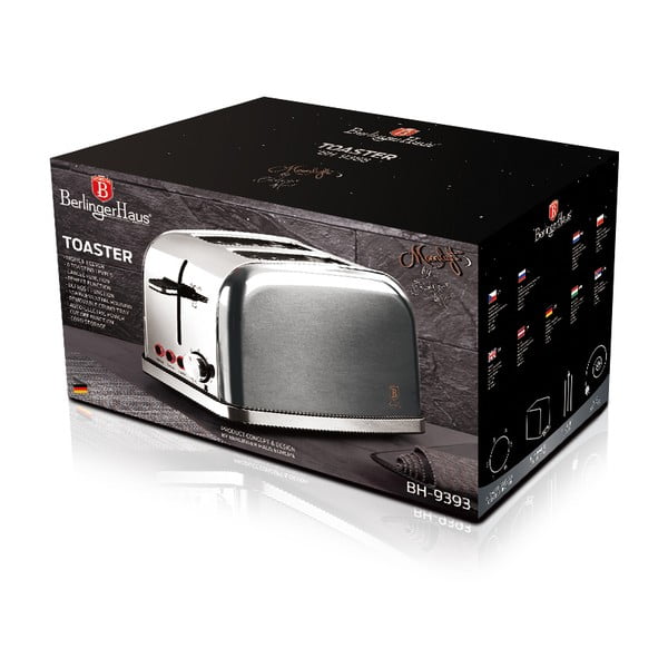 Тостер в сребристо Moonlight Edition - BerlingerHaus-image-3