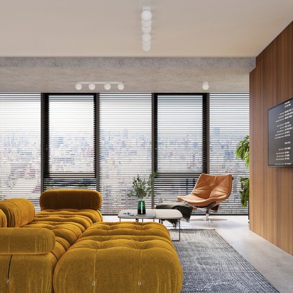 Бяло осветително тяло за таван със стъклен абажур ø 12 cm Umerta – Sollux-image-4