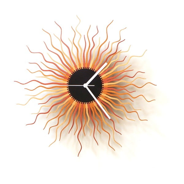 Dřevěné hodiny Medusa, 41 cm