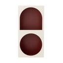 Червена/бяла стенна библиотека 30x60 cm Graphia – Bloomingville