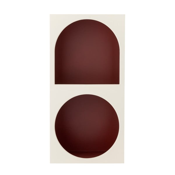 Червена/бяла стенна библиотека 30x60 cm Graphia – Bloomingville