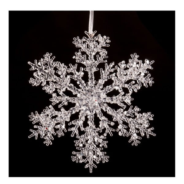 Висяща декорация във формата на снежинка Unimasa Snow, ⌀ 25 cm - Casa Selección