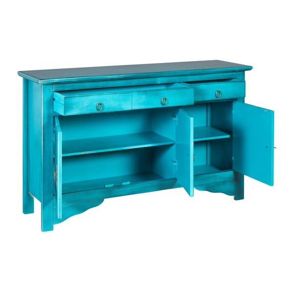 Modrý příborník Evergreen House Credenza-image-3