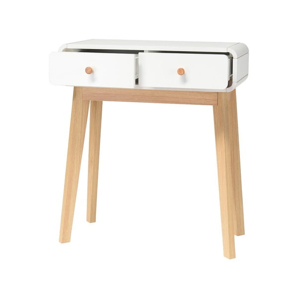 Бяла конзолна маса Cassie - Støraa-image-2