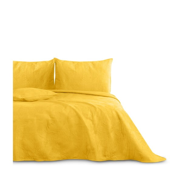 Оранжево-жълта покривка за двойно легло 240x260 cm Palsha - AmeliaHome