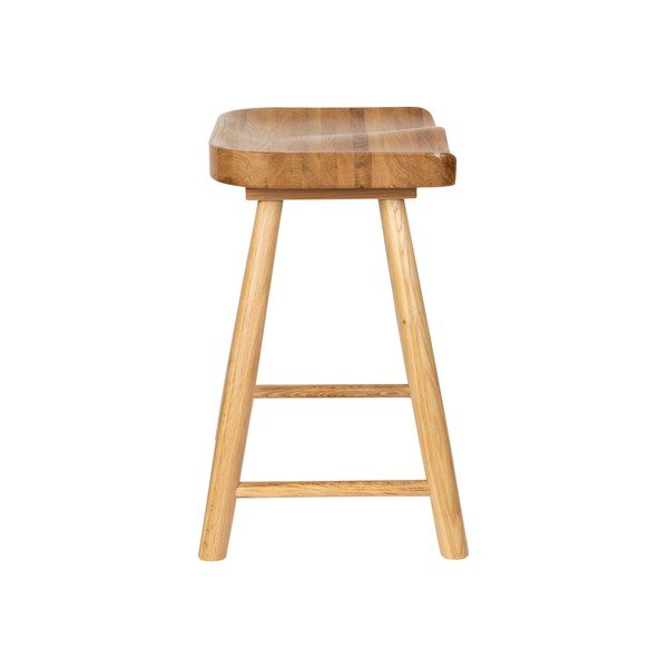 Стол от масивен дъб в естествен цвят Vander – White Label-image-3