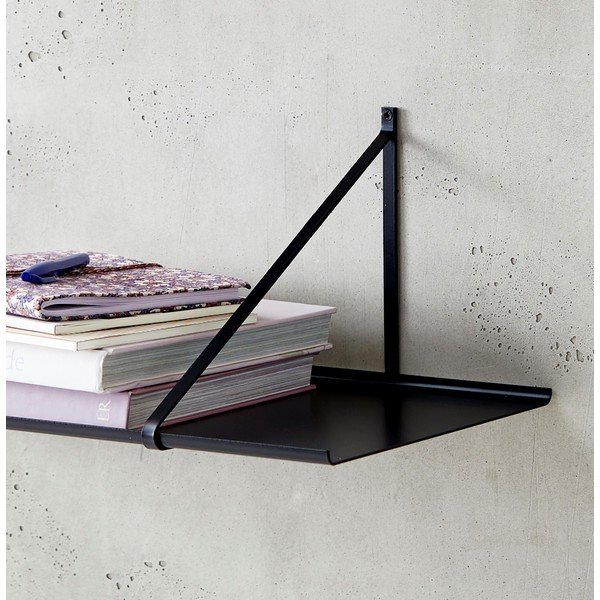 Черен стенен рафт Hammel , 65 x 27 cm Edge - Hammel Furniture-image-2