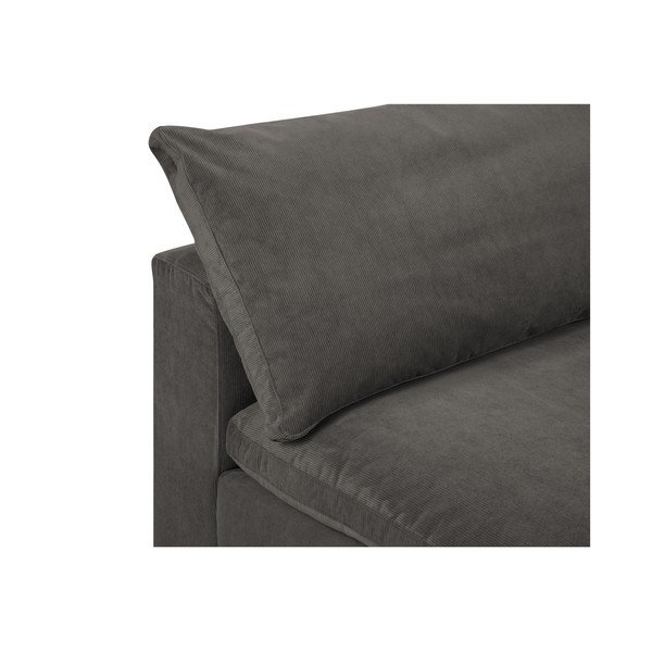 Тъмнокафява ъглова част на модулен диван Galaxy, десен ъгъл - Windsor & Co Sofas-image-1