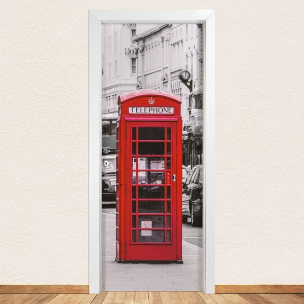 Стикер за врата Телефон, 80 x 215 cm - LineArtistica