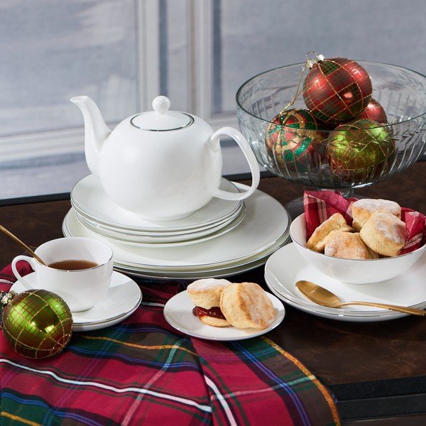 Порцеланов чайник Silver Lining, 1,2 л - Butlers-image-1