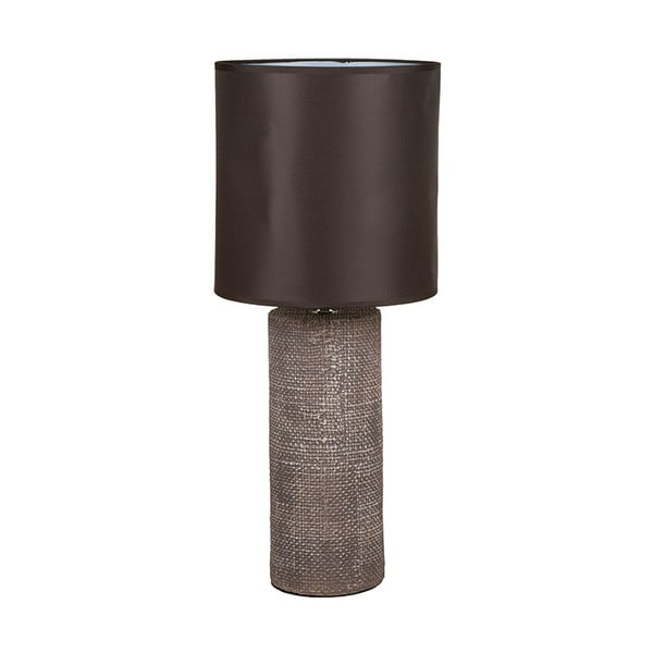 Кафява керамична настолна лампа Coastal, височина 70 cm - Santiago Pons