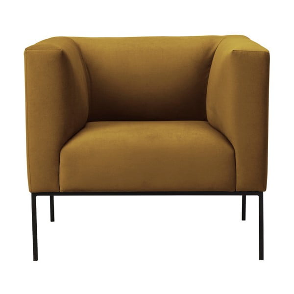 Кресло от жълто кадифе Neptune - Windsor & Co Sofas