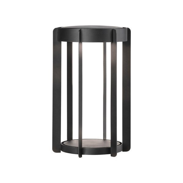 Черен екстериорен LED фенер с USB (височина 30 cm) Firefly – Zone-image-3