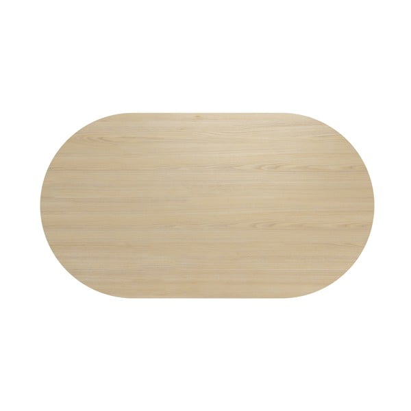 Трапезна маса с дъбов плот в естествен цвят 100x180 cm Lago – TemaHome-image-4