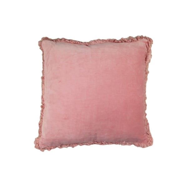 Розова памучна възглавница Colorful Living Rosa Carro, 45 x 45 cm - HSM collection