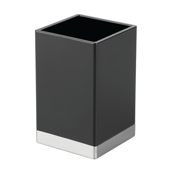 Черна кутия за съхранение Clarity, 6 x 6 cm - iDesign