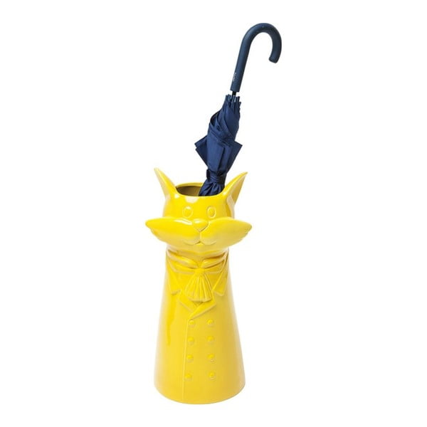 Žlutý stojan na deštníky Kare Design Mr Gat Gelb