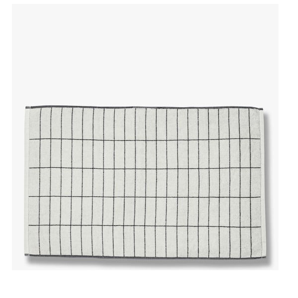 Бяла постелка за баня 50x80 cm Tile Stone - Mette Ditmer Denmark