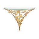 Нощно шкафче в златисто Butterfly – Mauro Ferretti