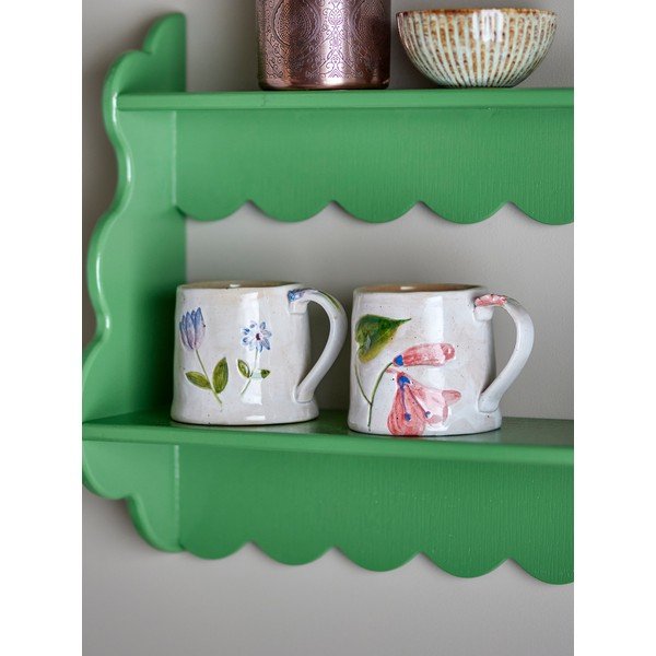 Кремави керамични чаши в комплект 2 бр. 430 ml Camilla – Bloomingville-image-1