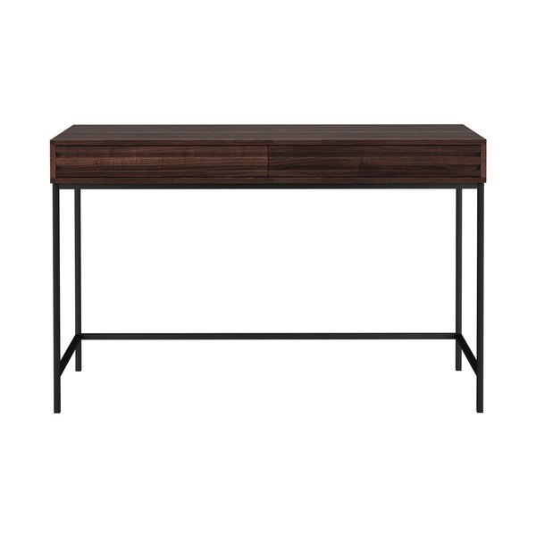 Работна маса с орехов плот 50x120 cm Celine – Støraa-image-1