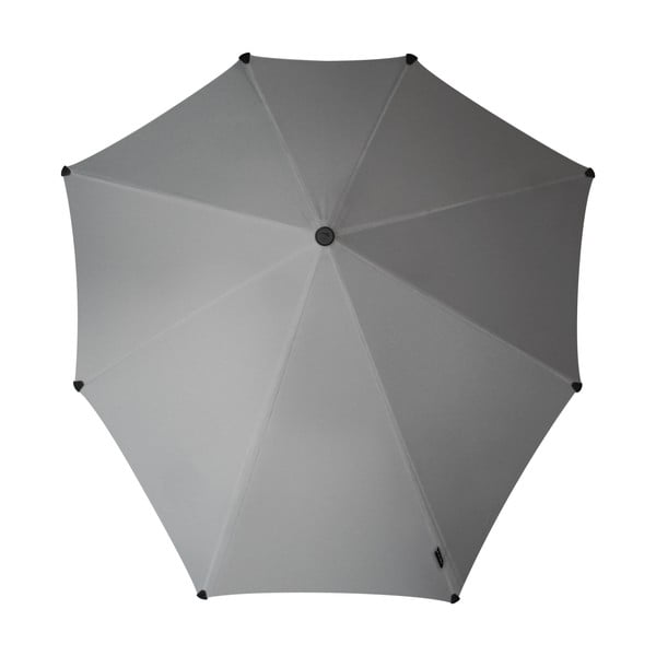 Deštník Senz original sparkling silver, odolný vůči větru o rychlosti až 100 km/h