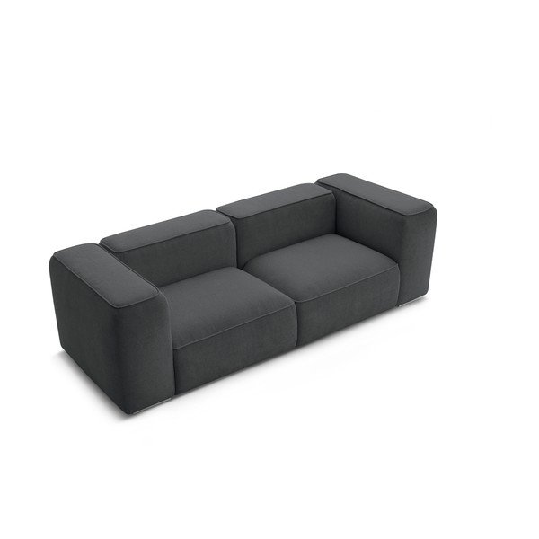 Тъмносив диван 255 cm Zephyr – Bobochic Paris-image-4