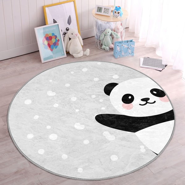 Светлосив детски килим ø 120 cm Comfort - Mila Home-image-4