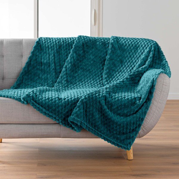 Синьо  одеяло от микрофланела 125x150 cm Mini Frosty – douceur d'intérieur-image-1