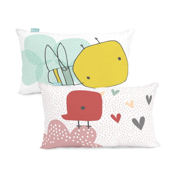 Памучна калъфка за възглавница с възможност за обръщане , 50 x 30 cm Hola - Moshi Moshi-image-3