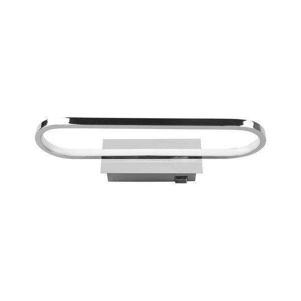 LED лампа за стена в лъскаво-сребрист цвят (дължина 40 см) Gianni - Trio-image-2