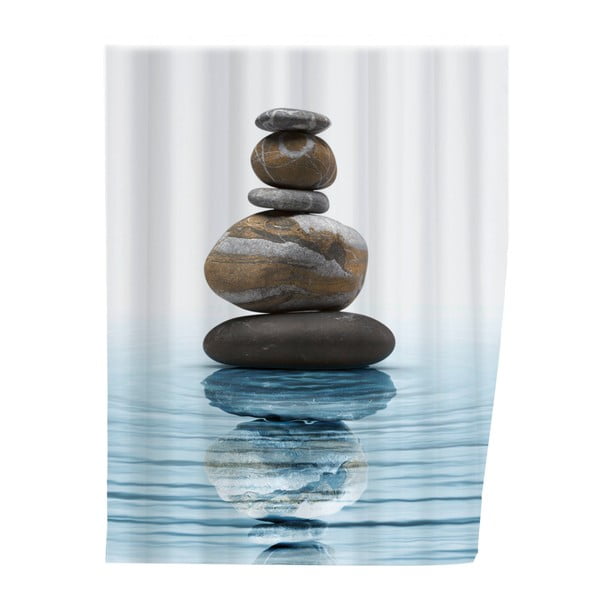 Завеса за душ Balance, 180 x 200 cm Meditation - Wenko